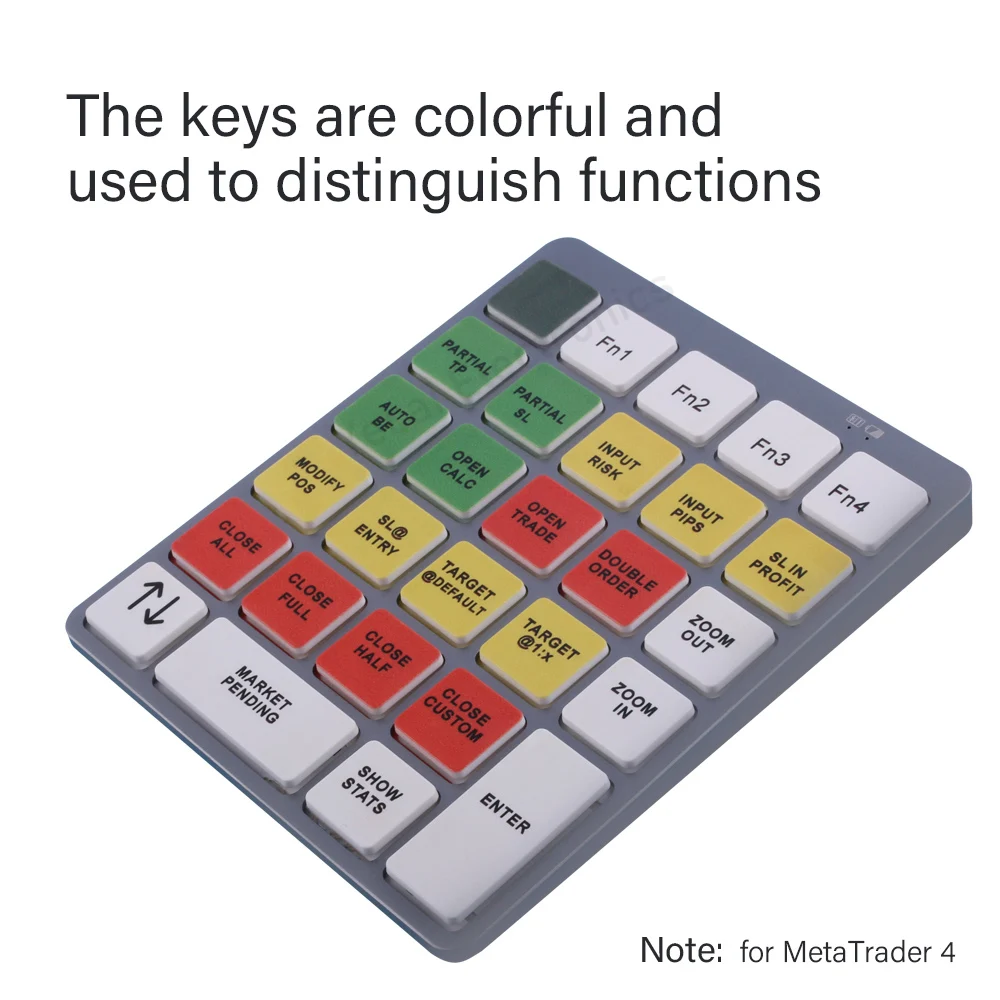 Oem Custom Bt Mini Trading Keyboard Programmable Magic Key Numpad For