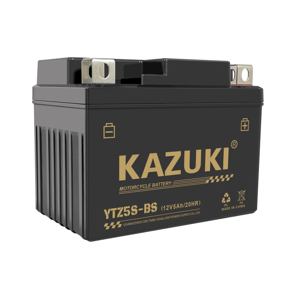 KAZUKI 12V Lead Acid Motorcycle Battery - MF Starting Battery, 4Ah