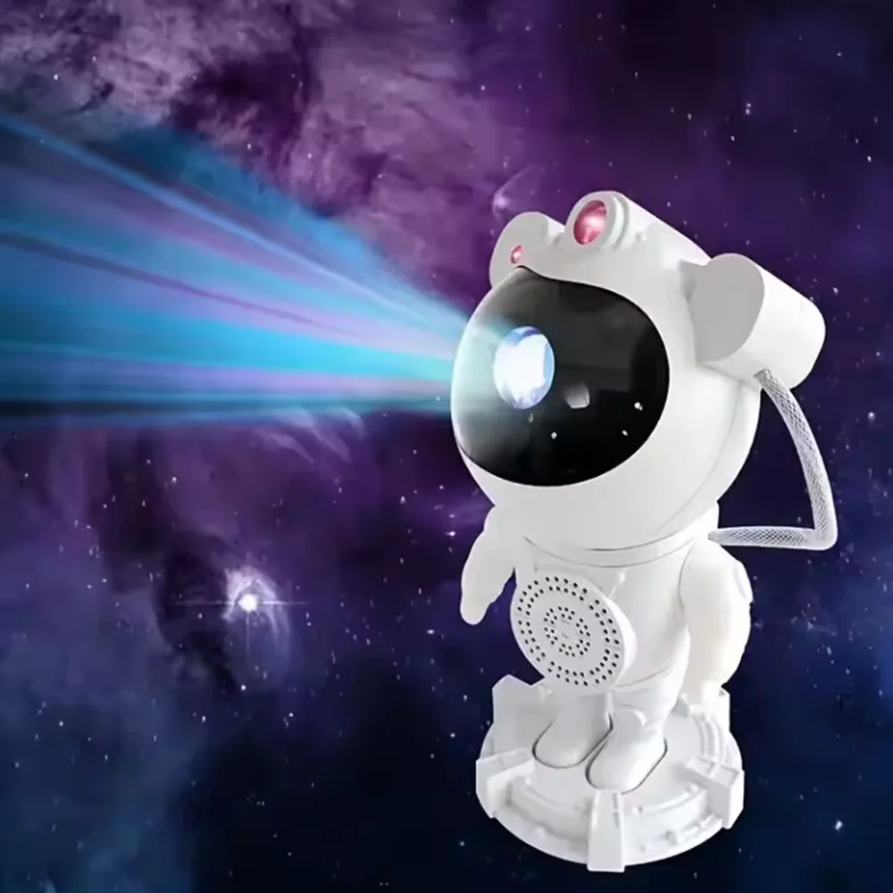 RGB Astronaut Lamp Starry Sky Projector Light Guitar