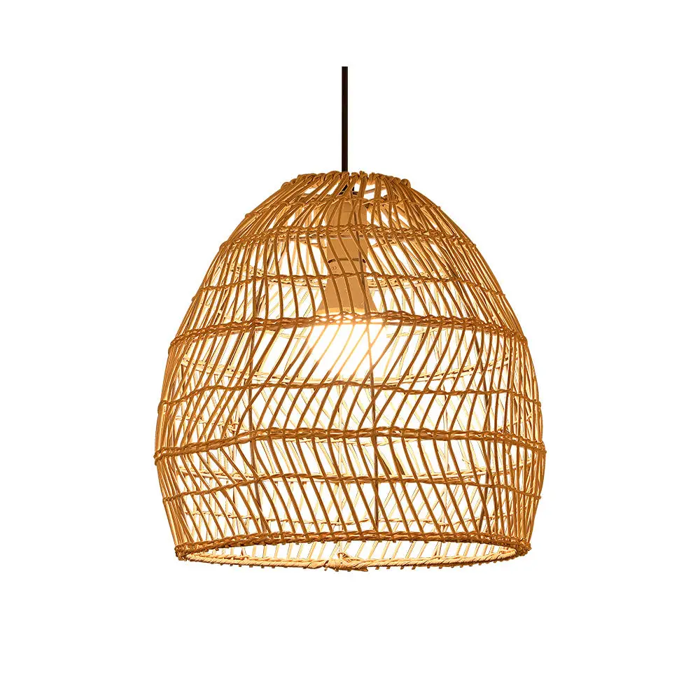 Rattan Handmade Light Lighting Fixtures Modern Pendant Hot Selling Boho ...