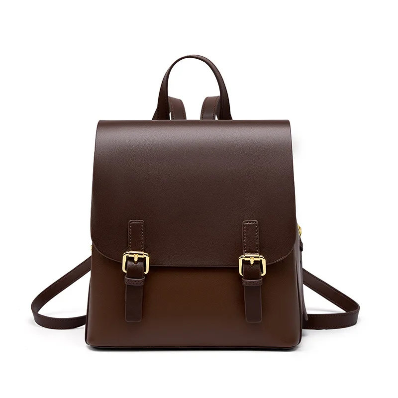 High Quality Factory Supply Luxury Design School Bag Leather for Female Backpack Bag for Women Leather Women’s Backpacks