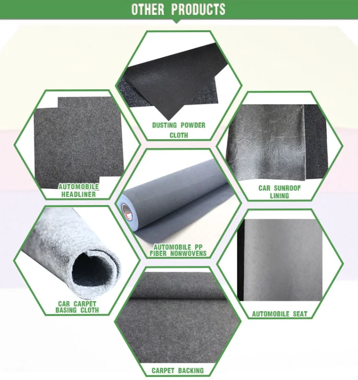 Felt Automotive Inner Front Heat Insulation Panel Needle Punch Felt For