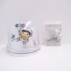 Silver star-shape glitter