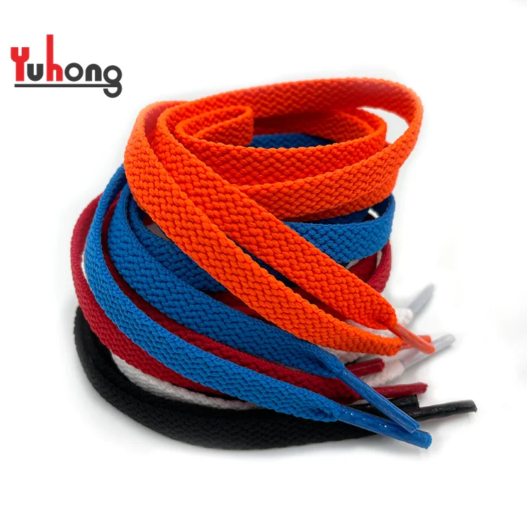 3 Pair Flat Shoe laces 5/16 Wide Shoelaces for Athletic Running Sneakers Shoes Boot Strings 