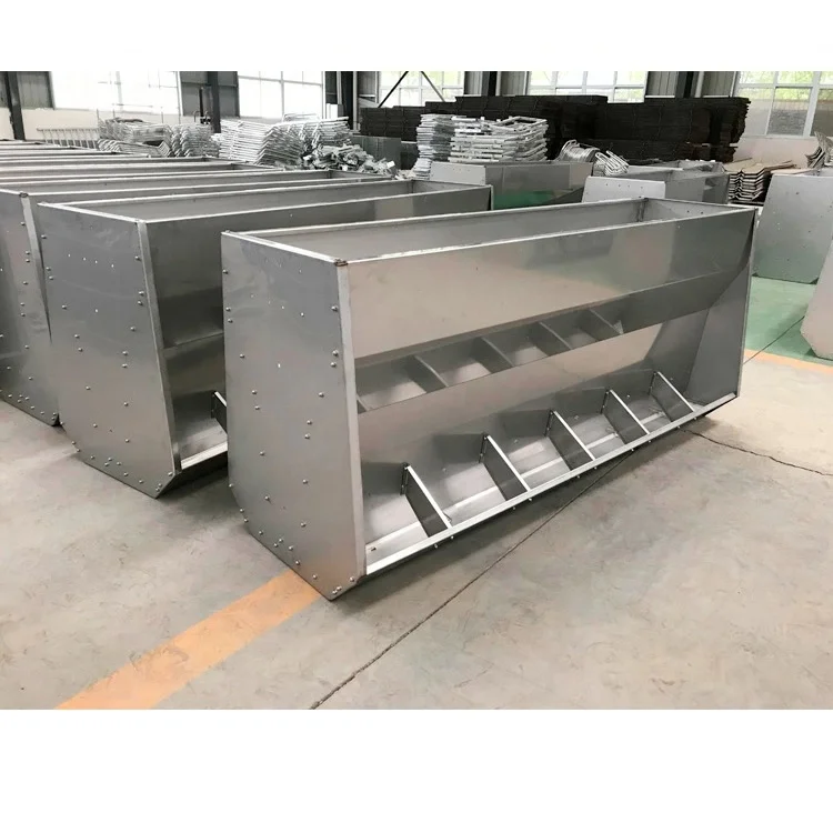 Automatic Feeding System Floor Feeding System for Cattle Pig Farm House Ground Poultry Feed Equipment Long Building