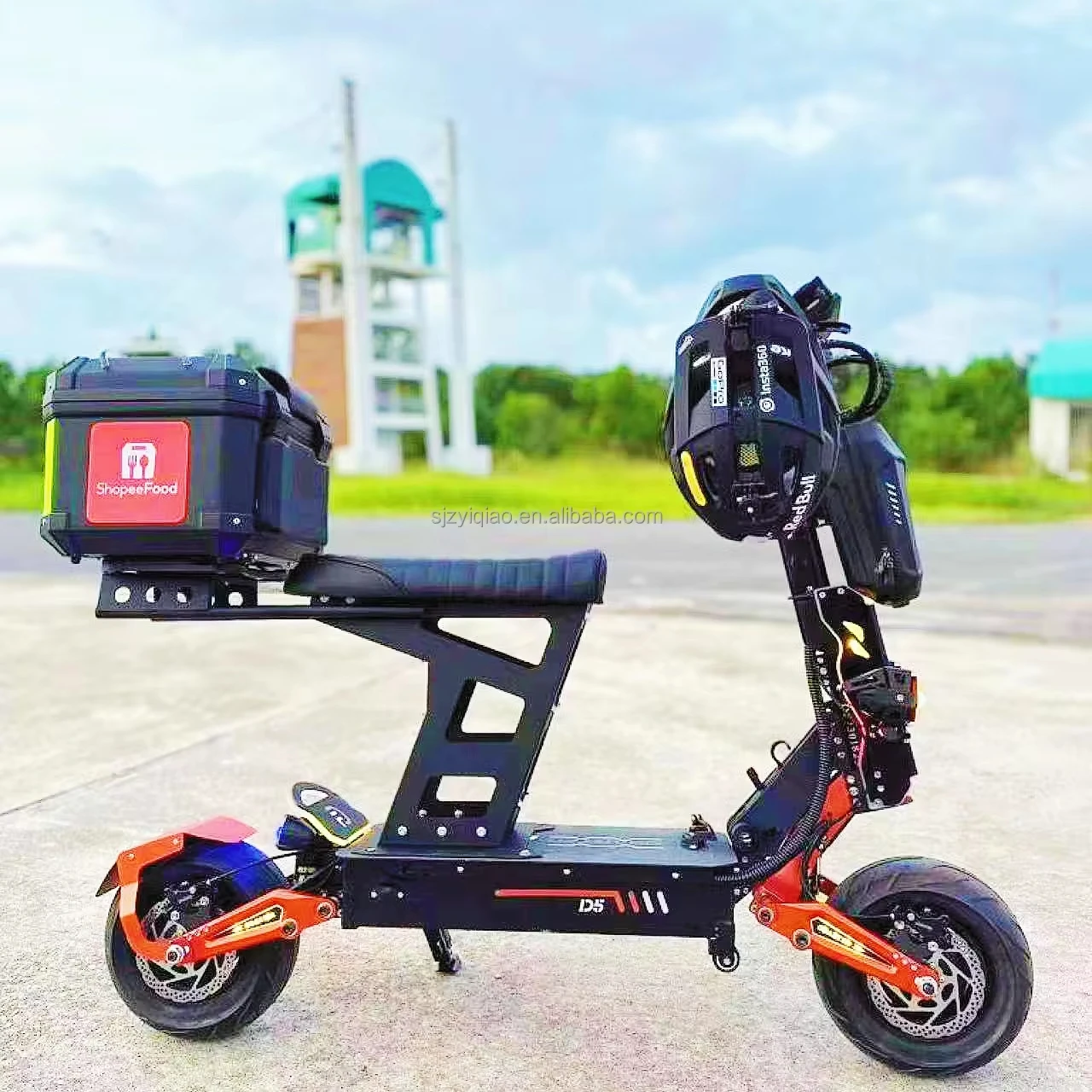 New Style Factory Warehouse Electric Scooters D5 Seat and Trunk Parts Folding Scooter Accessories Scooter Seat Citycoco Trunk