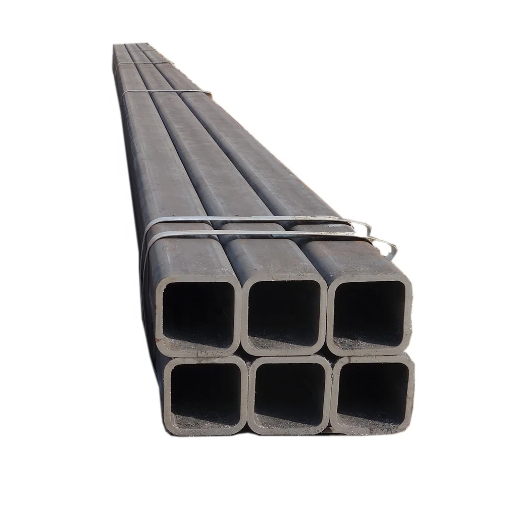 Black Hollow Section Carbon Steel Square and Rectangular Steel Pipe,SHS RHS Steel Tube