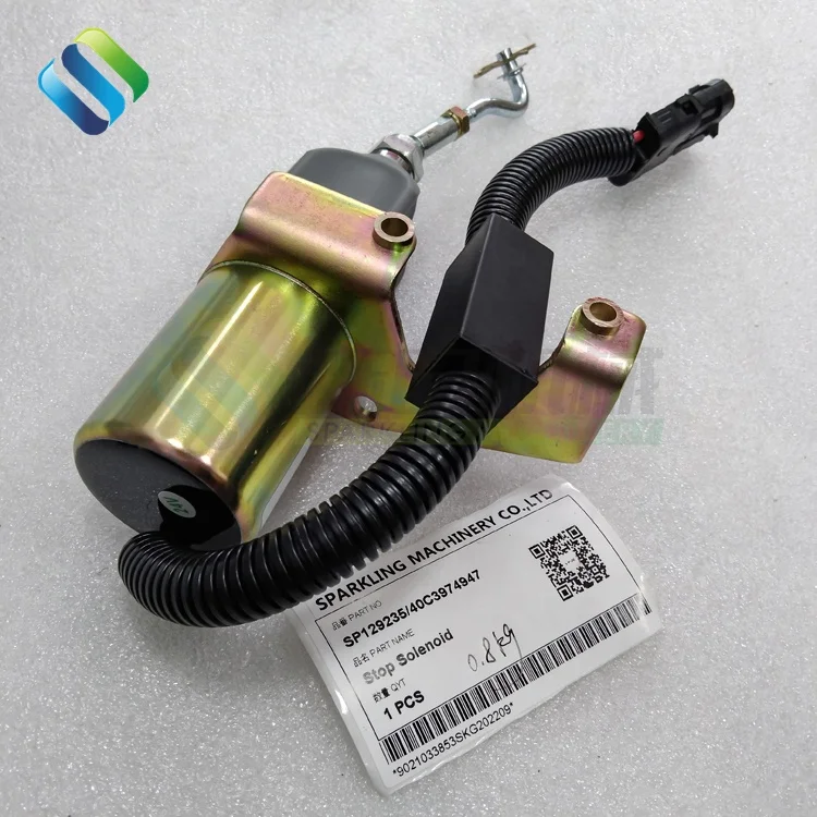 so Stop Solenoid 6LT9.3 6CT SP129235 for Excavator Diesel Engines