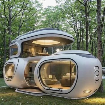 Luxury Small Waterproof Steel Mobile Hotel for Living Room Office Warehouse Bathroom Exterior Dining Supermarket