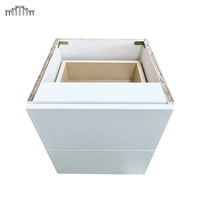 Home Improvement Kitchen Cupboard Ghana White Pet Lacquer High Glossy