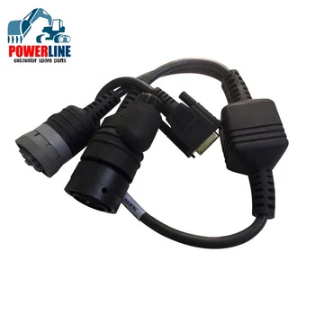 Excavator Diagnostic Adapter ET-3 Cable 457-6114 4576114 for CAT
