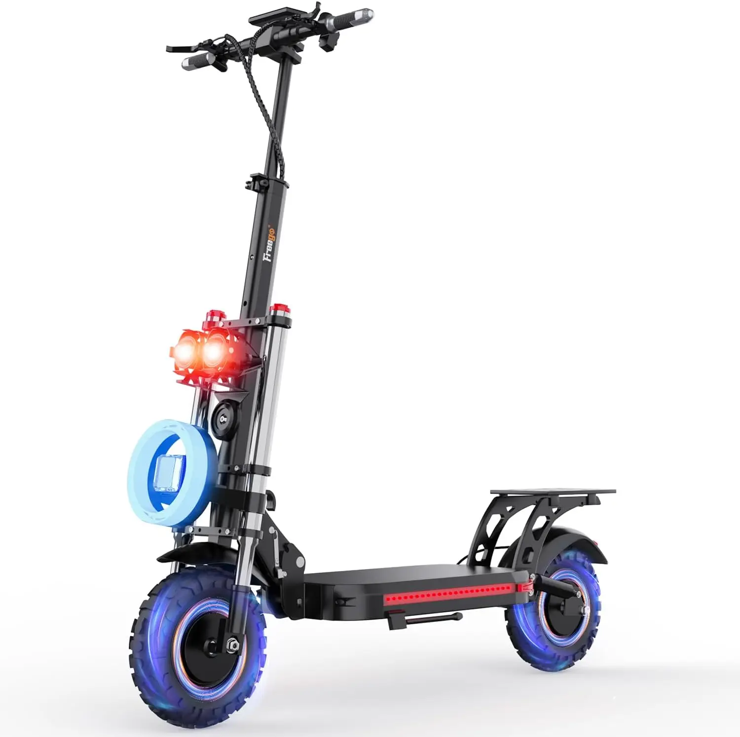 Freego US Warehouse E Scooter ES-11 Pro Electric Scooter 48V/17.5Ah Max 50 Miles Range 2400W Dual Motor Max 37 MPH