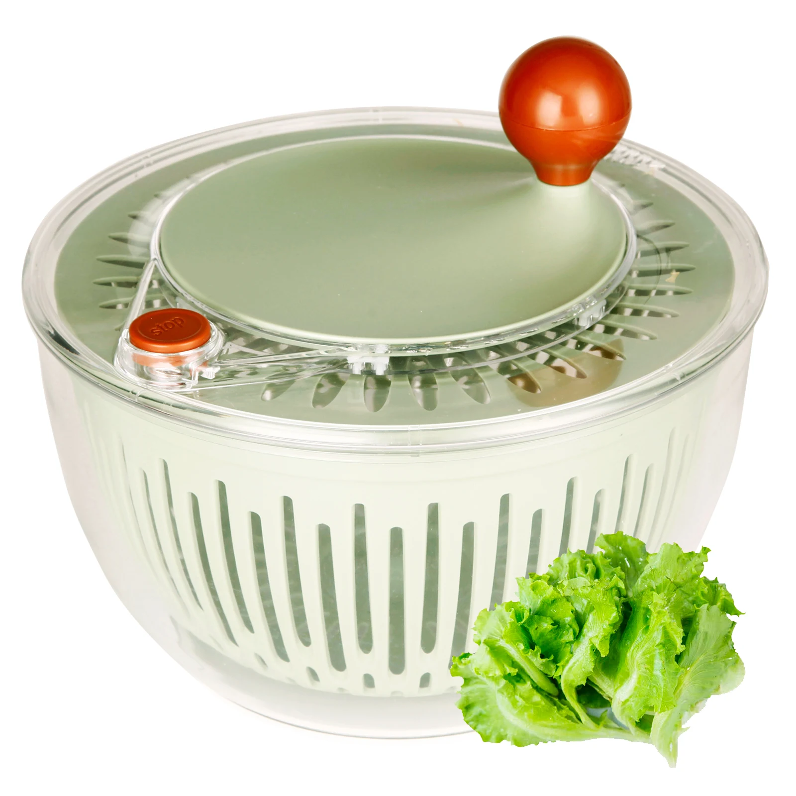 Salad Spinner Plastic Large,Vegetable Washer With 4l Bowl,Lettuce