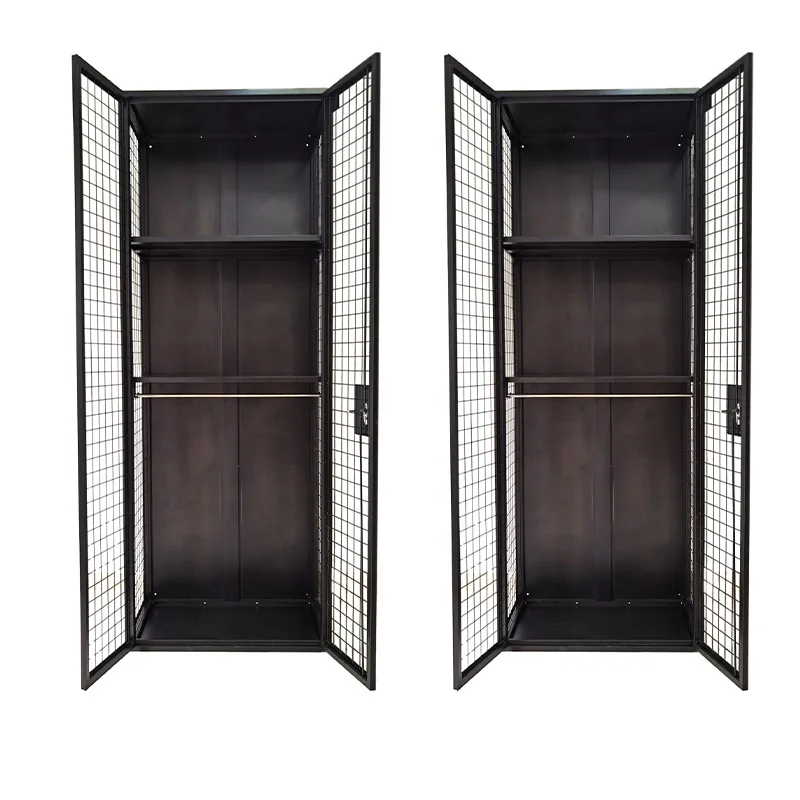 Warehouse Cage Iron Wire Mesh Locker - Diamond Shape Full Wall