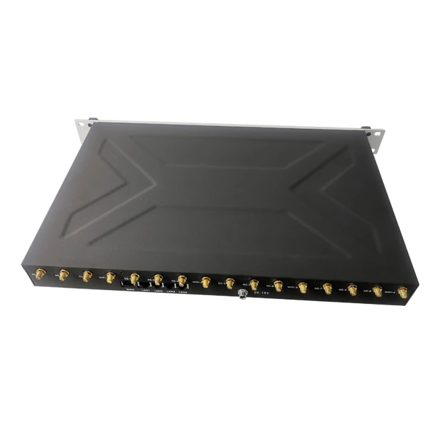 Outdoor Rack-Mounted Live Streaming Router 4G 5G SIM Card Compatibility 2.4G Wi-Fi Wired WAN Port Multi-Card Bonding New SIM