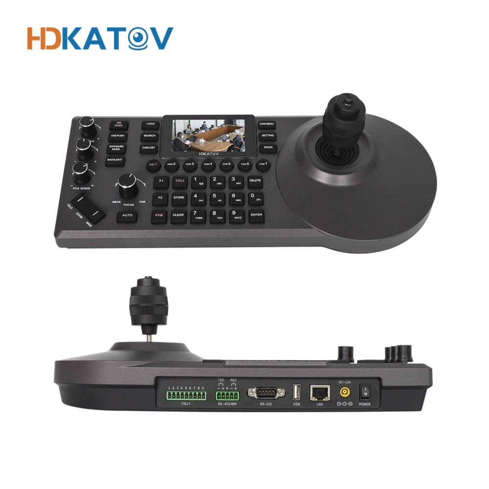 JJTS Super Broadcast Camera Keyboard Joystick IP Controller for PTZ Cameras
