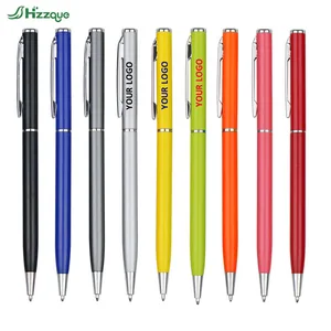 School Student Ballpoint Pen Metal Custom Logo Promotional Writing Tool Stationery Gift Pen