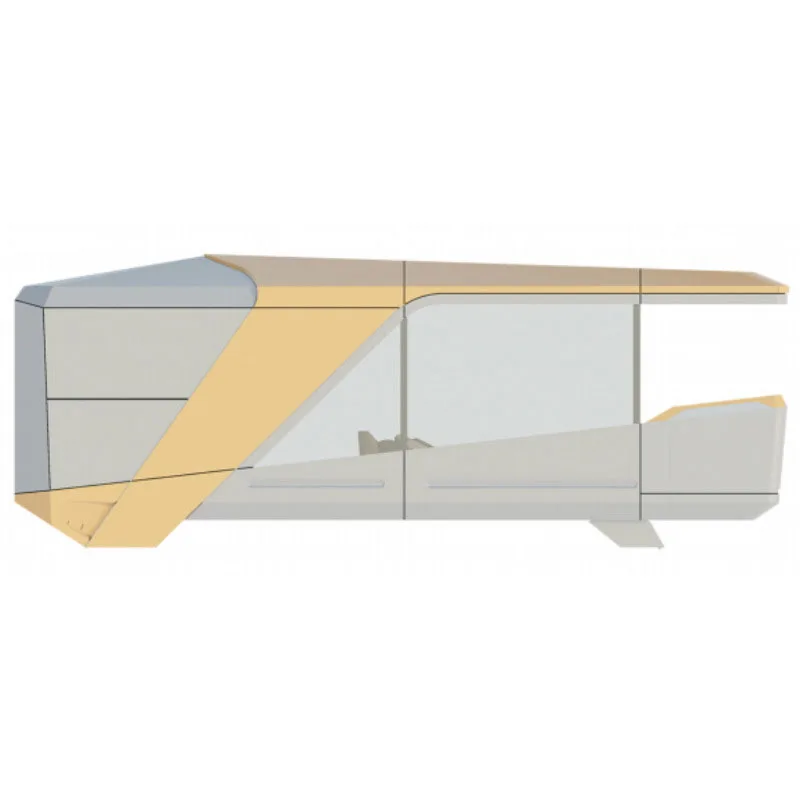 Portable Prefab House Space Capsule Mobile Home Container Outdoor Camping Capsule House with Balcony