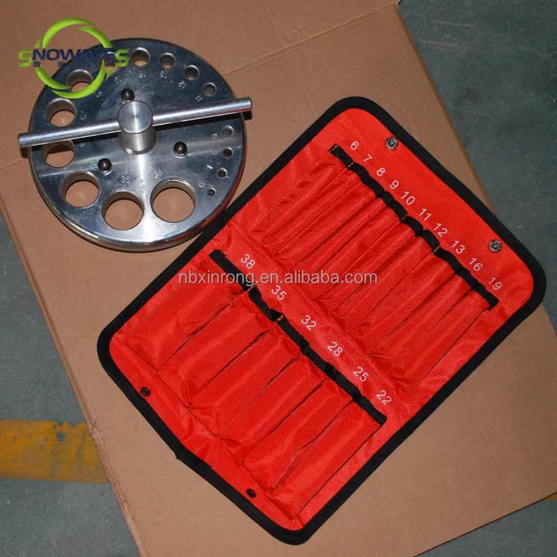 IMPA 613056 Punch Hole Tool Hole Size 6-38mm Contents 16pcs Punching Dies Punching Tool Sets