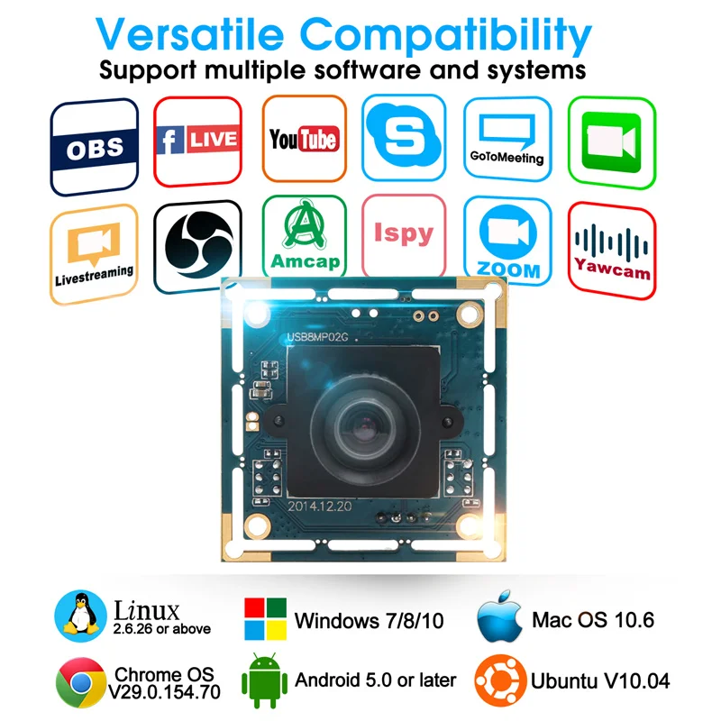 工厂供应8百万像素摄像头索尼imx179不变形全高清相机模块 Usb迷你高清相机扫描仪 Buy Camera For Scanner Usb Mini Hd Camera Camera Module Usb Product On Alibaba Com
