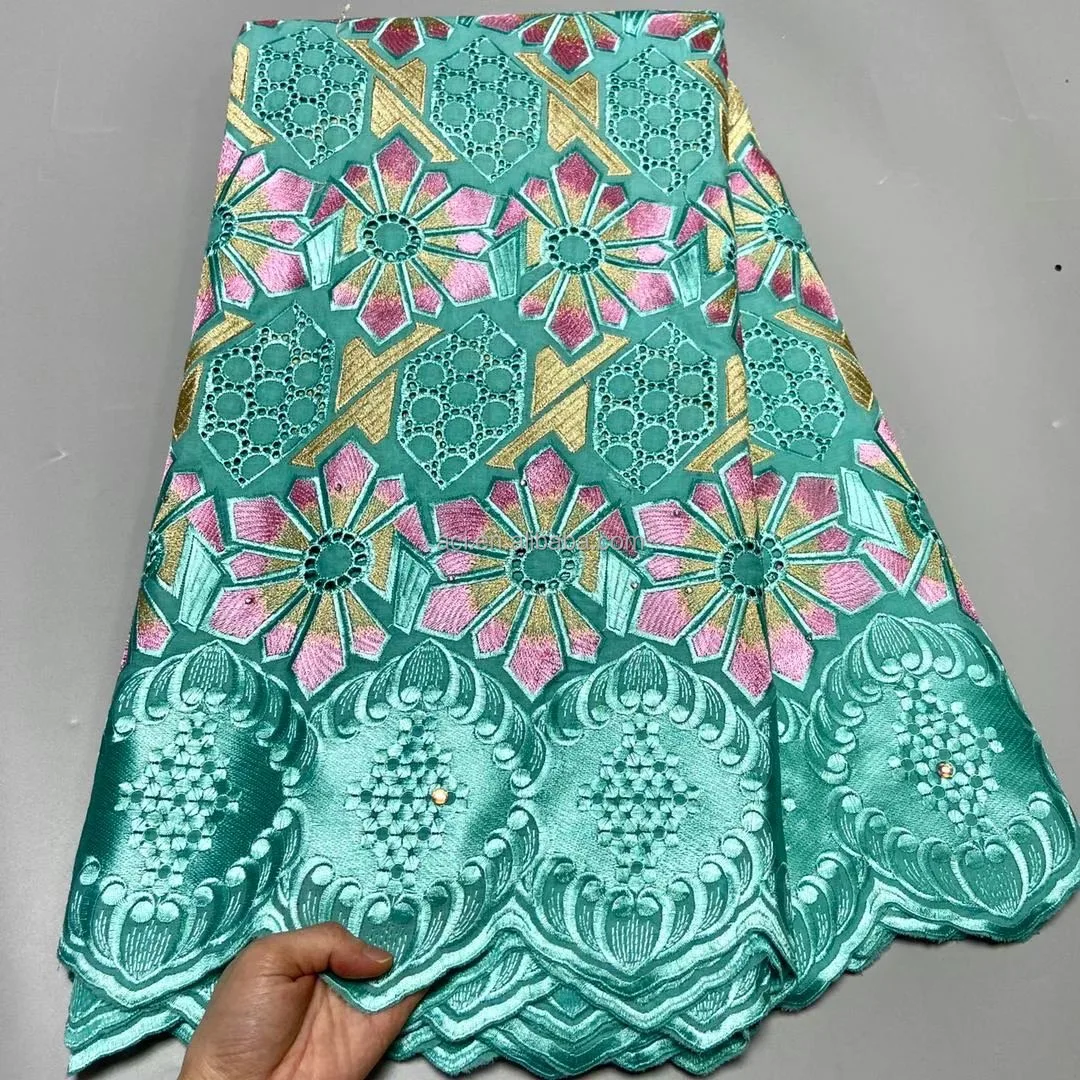 Aci Nigerian Lace Fabric 2024 Cotton Voile Lace Guaranteed Soft 100% ...