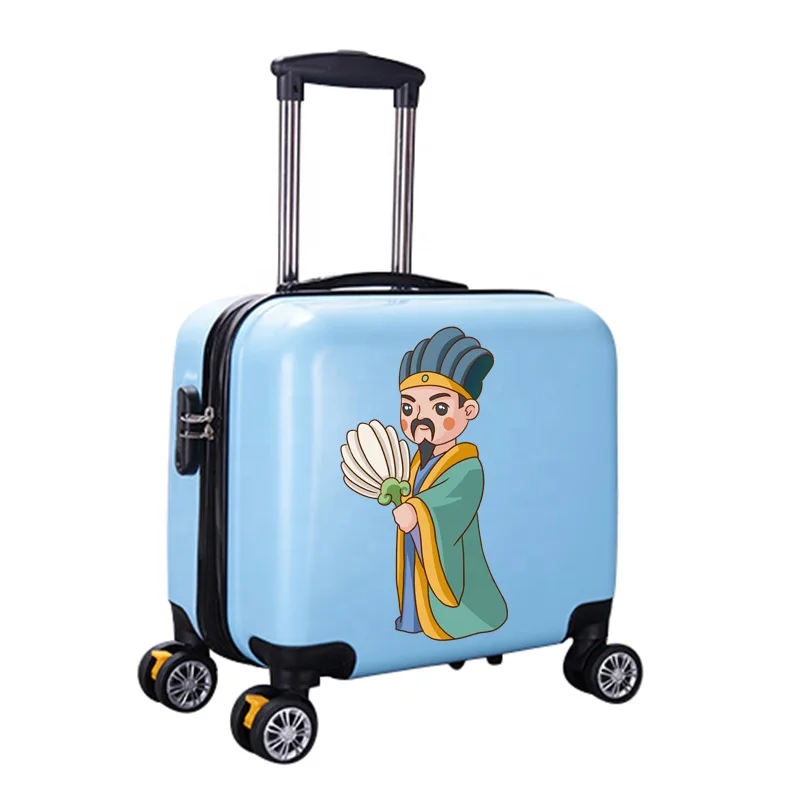 ABS 18-Inch Cute Cartoon Character Children's Trolley Bag Modern Style Hard Shell Kid Luggage OEM/ODM