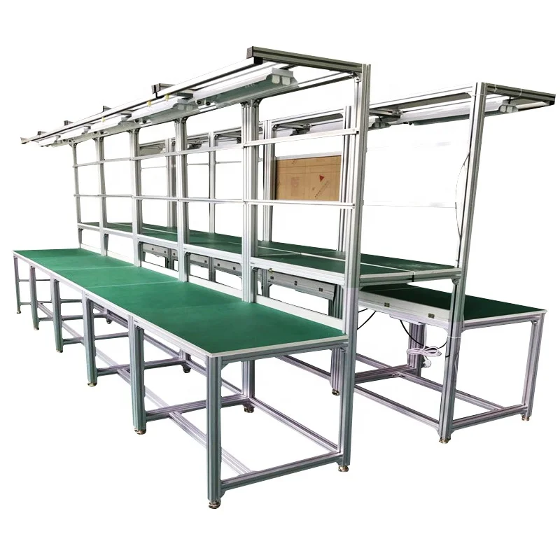 High Quality Industrial ESD Worktable Assembly Line Aluminium Profile Workbench
