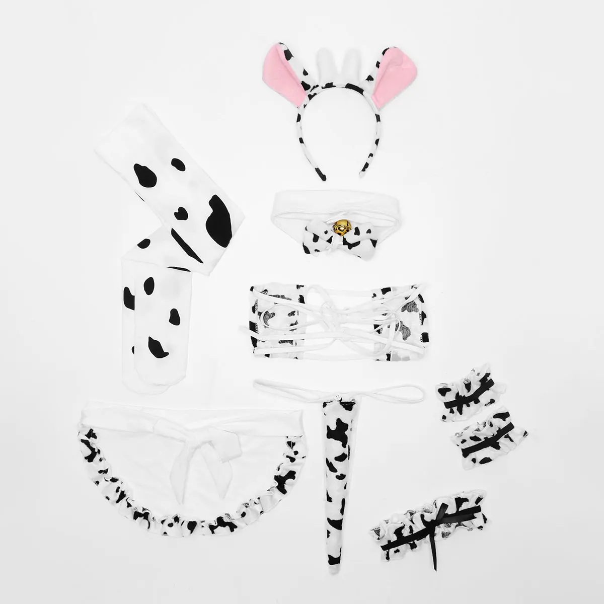 Wholesale Women Sexy Cosplay Maid Costume Cute Anime Cow Cosplay Lingerie  Bra and Panty Set Stockings| Alibaba.com