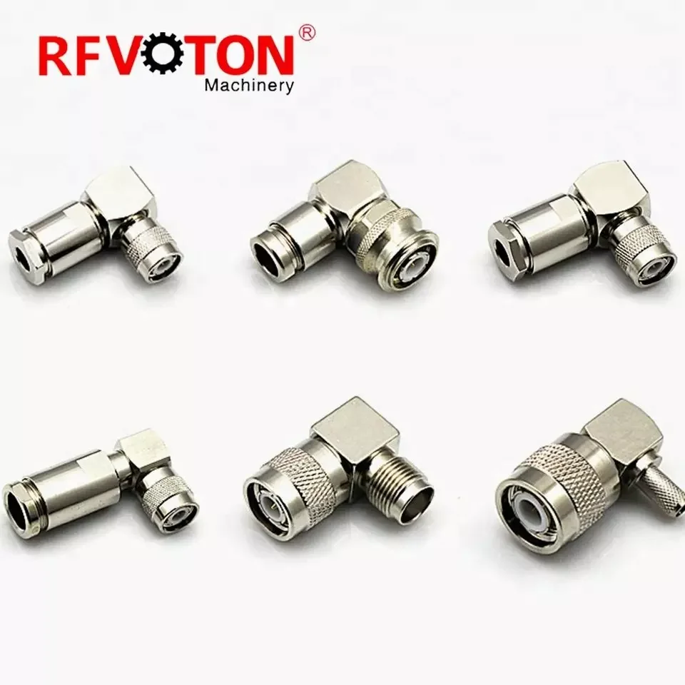 Factory TNC male (female) clamp connector for LMR240 RG8 lmr600 5D-FB rg178 lmr240 rg8 rg402 rg213 rg174 rg58 1/2 coaxial cable manufacture