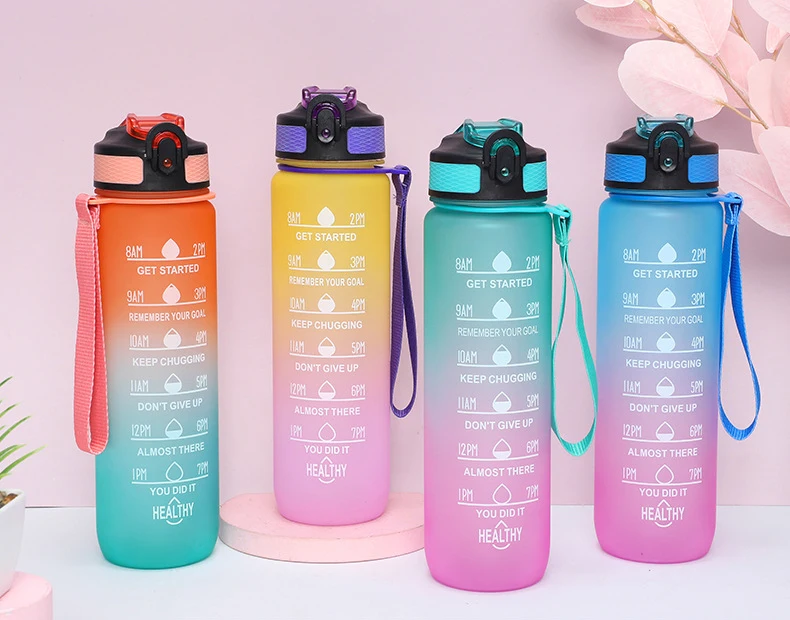 Wholesale 32oz Colorful Portable 1000ml Leak Proof Drinking Plastic