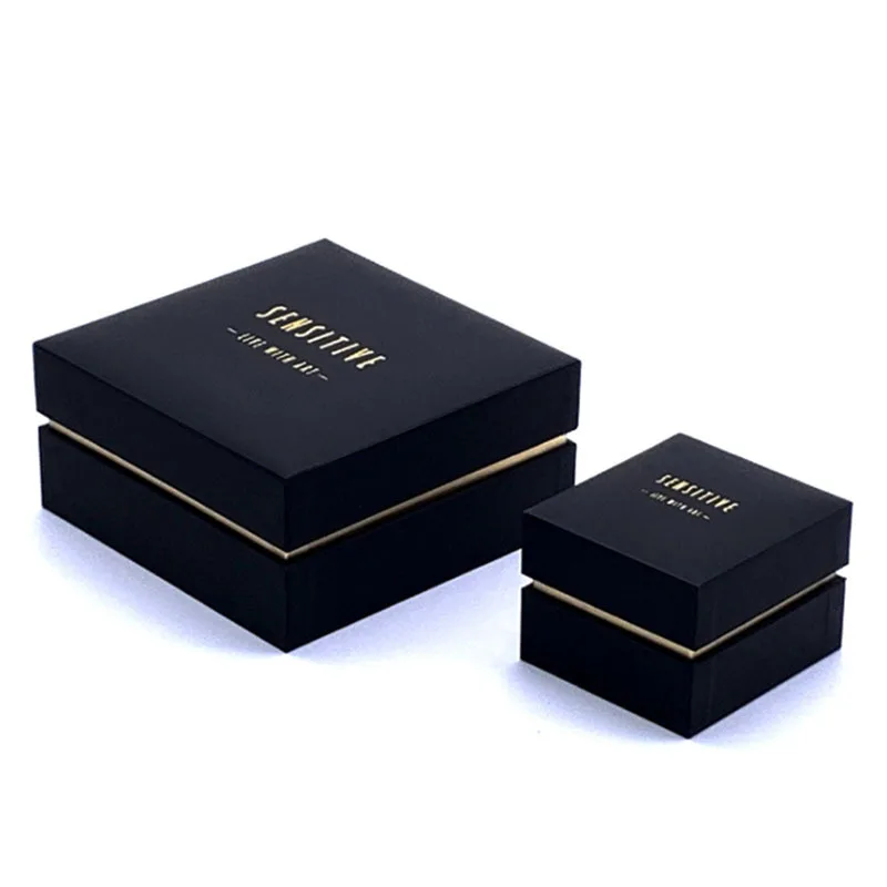 Custom Square Paper Skin Care Cosmetics Bottle Packaging Box Flip Essential Oil Carton Tea Blind Packaging Gift Hard Box