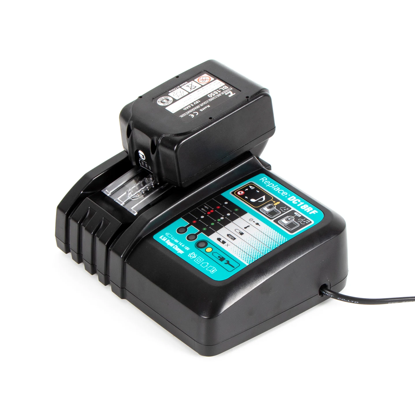 マキタ18vバッテリー用DC18RF交換用バッテリー充電器14.4V〜18V 6.5A