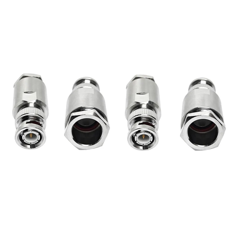High Performance RF Connector Antenna Connector BNC Male Clamp for 8DFB Cable Connector