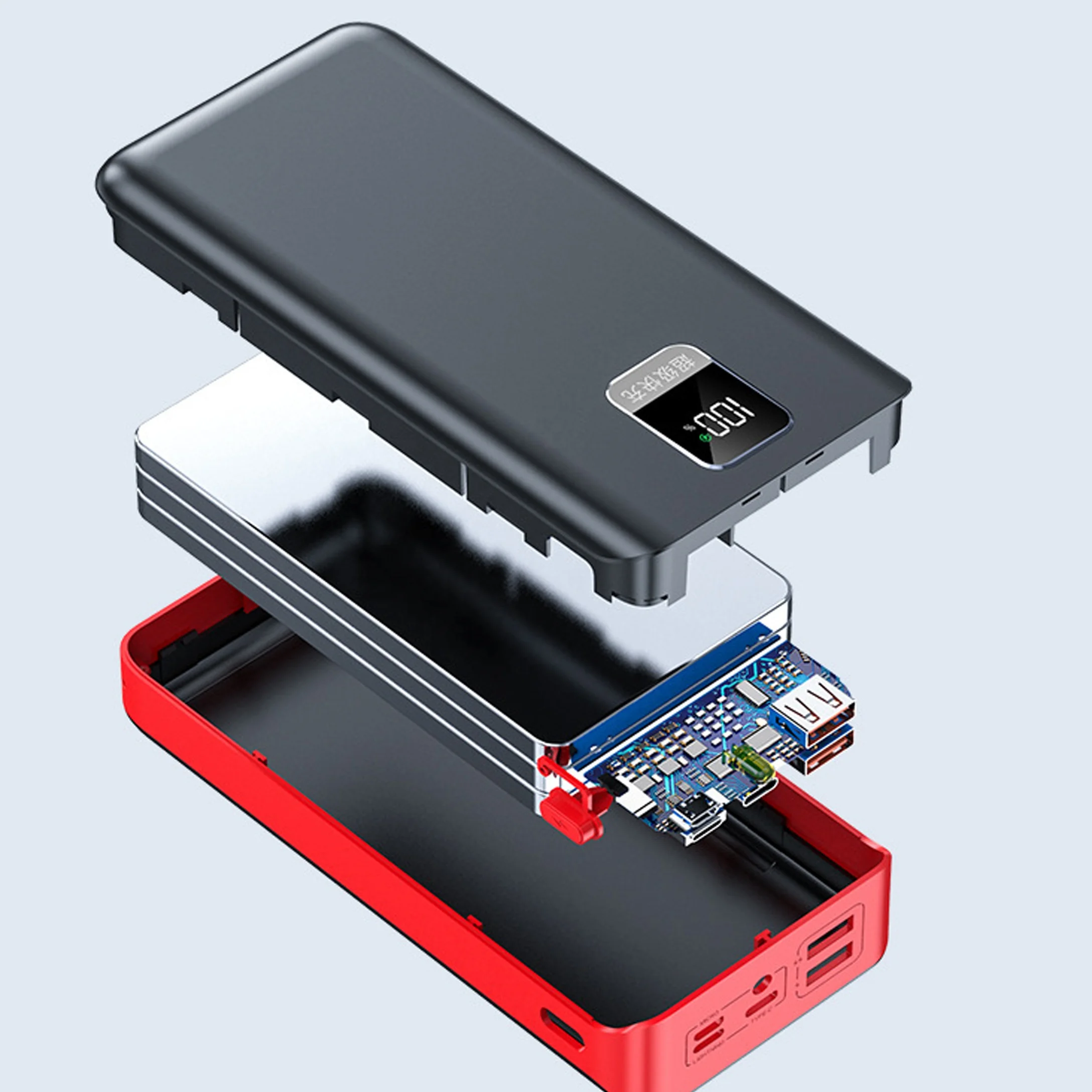 Fast Charger 30000mAh Power Bank Banks Mobile Phone Quick Charger 30000 Mah Powerbank for Mobile Phone