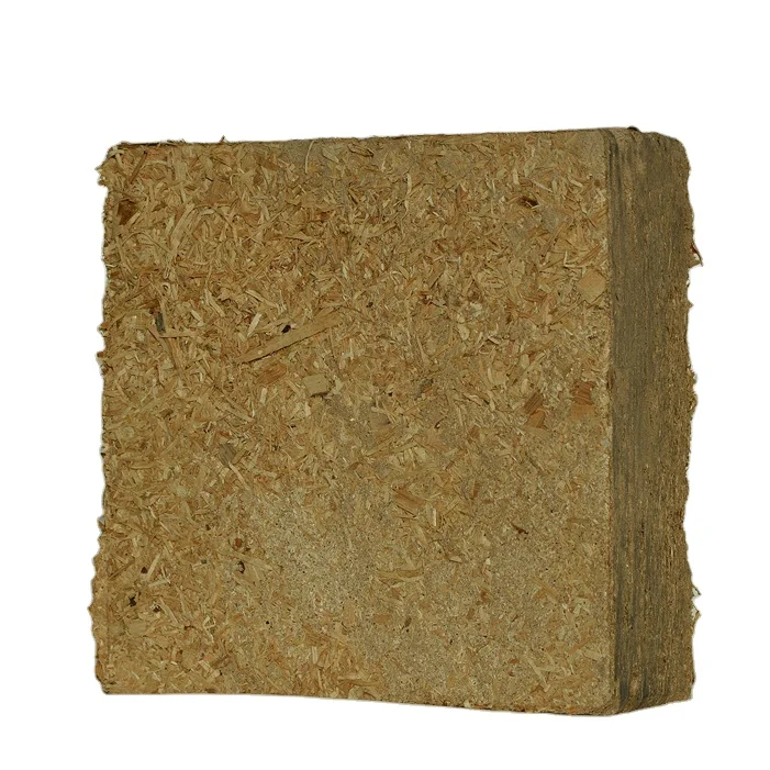 Larch wood shavings in pressed form for animal husbandry and agriculture use