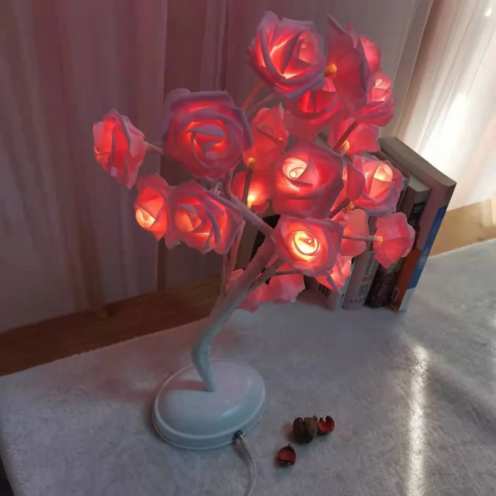 endless rose lamp