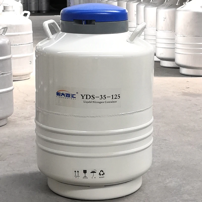 sheep insemination shipping container liquid nitrogen YDS15 dewar dog semen shipping container