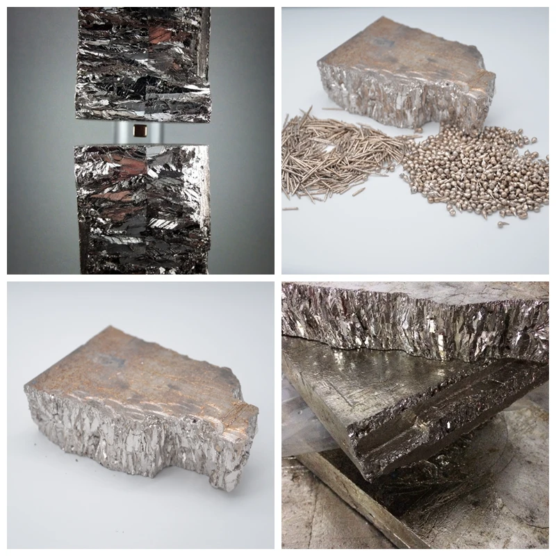 Buy Directly 99.99%  4n Pure Rare Bismuth metal Ingot for Semiconductor Industry