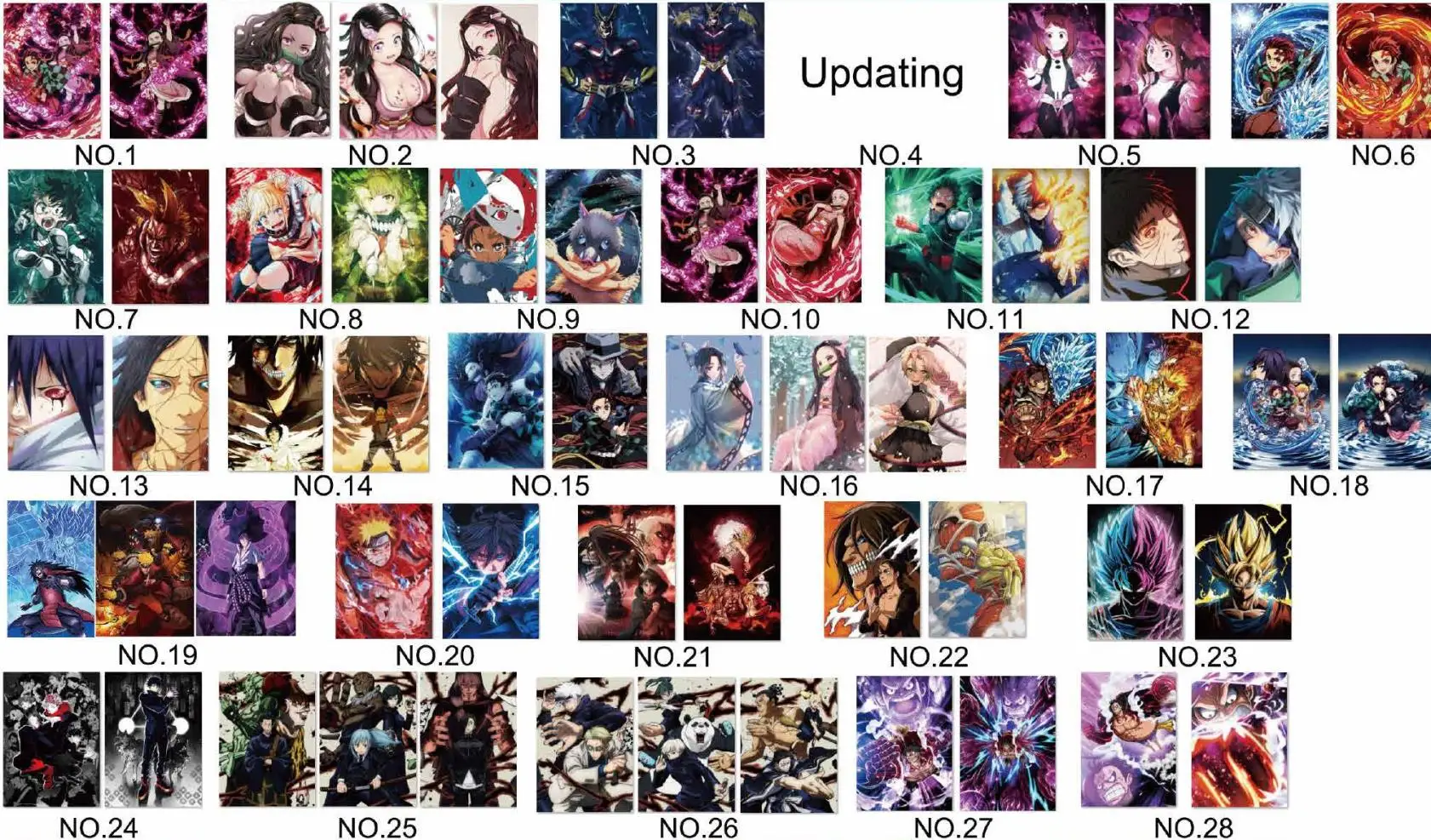 Paran Best Custom 3d Anime Poster Manga 3d Lenticular Poster Wall Decor ...