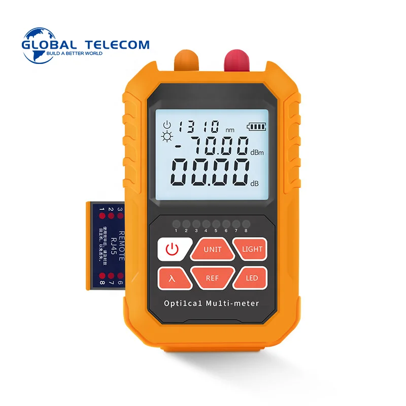 FTTH dbc power meter optical opm fiber power meter with VFL fiber tool tester FC SC ST LC connector 3 in 1 optical power meter