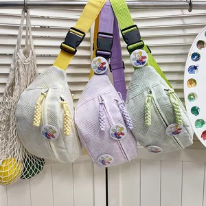 2026 Simple Cute Casual Waist Chest Bag Fresh Sweet Versatile Student Single Shoulder Crossbody Trendy Fashion Lightweight