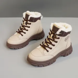 KT2818 Wholesale Thick Sole Winter Boots for Women Anti-Slip Lighted Breathable with PU Insole Cheap and Stylish