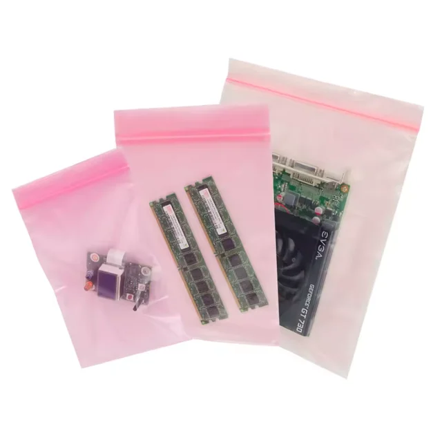 2 Mil Anti Static PE Bags for Motherboards Main Boards