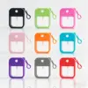 38ml silicone sleeve + keychain