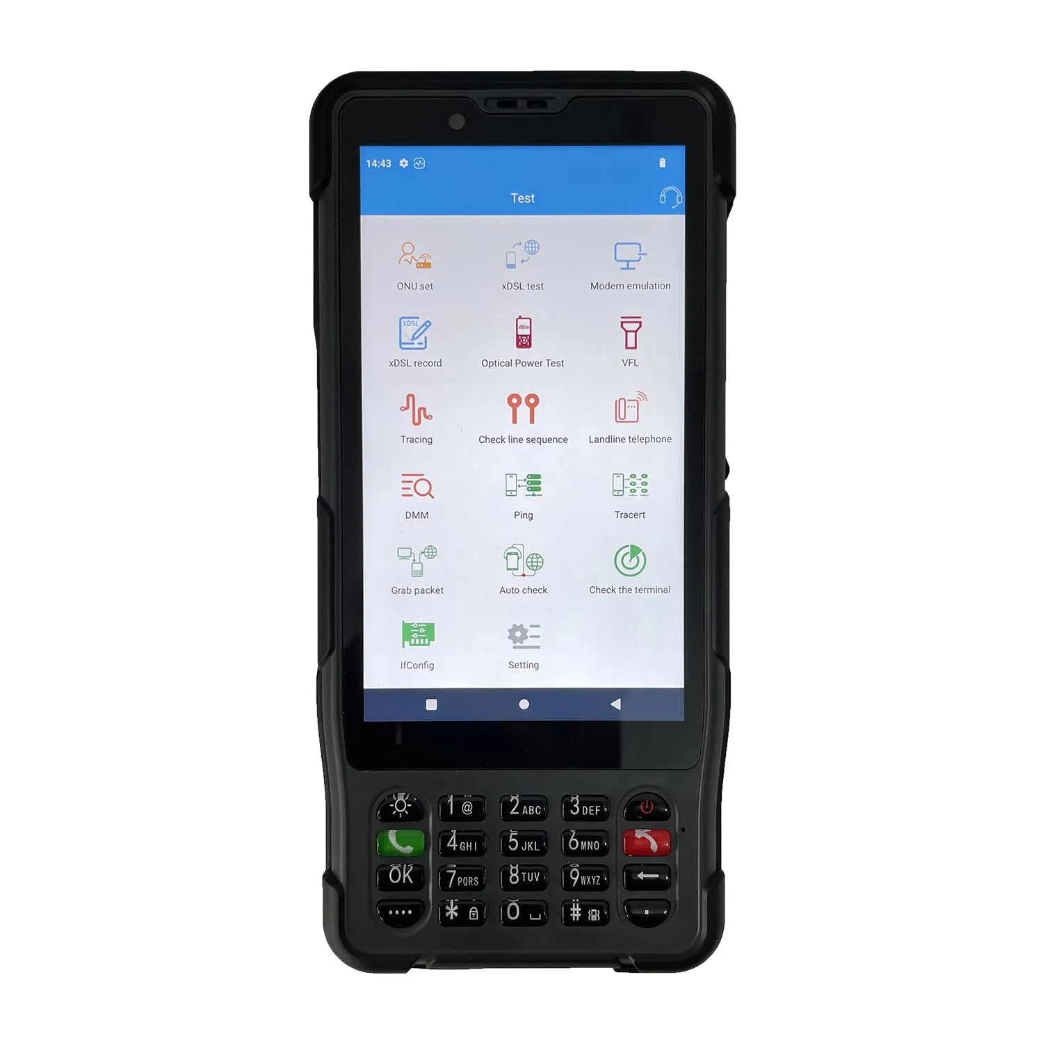 SENTER S337 V7  telecom filed install and maintain  tester PDA speedtest super pc TV simulation XDSL opm
