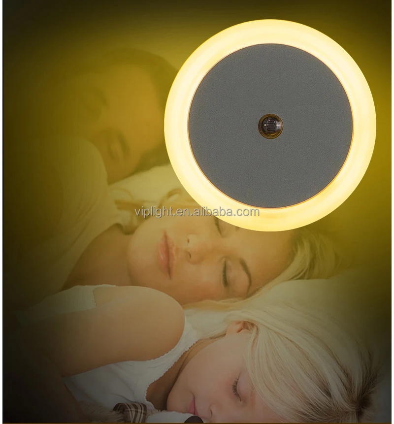 LED Night Light Lamp with Smart Sensor Dusk to Dawn Sensor Night Lights Plug Into Wall Daylight White for Bathroom Hallway