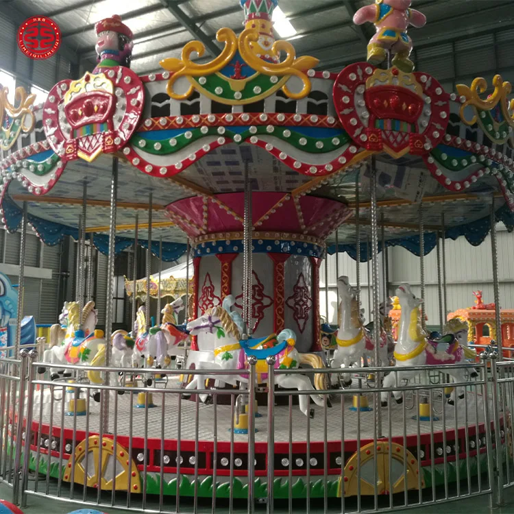 Booth Carnival Game LED Light Christmas Carousel