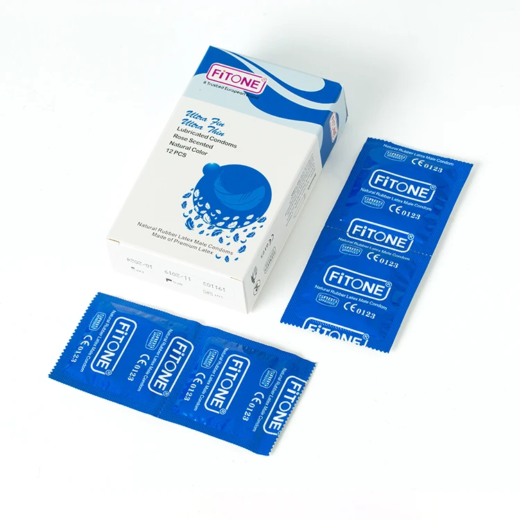 
FITONE Multiple Flavors Sex Stimulation 12 Pieces/Pack Condom Custom Logo 