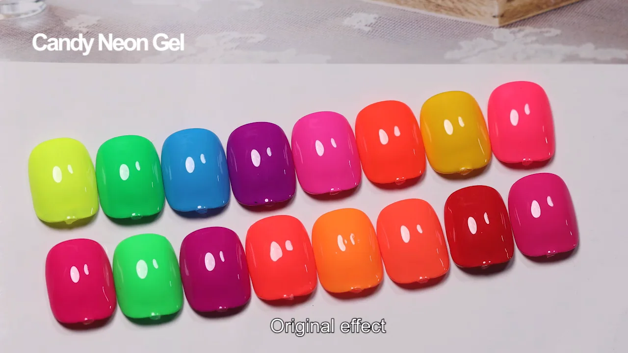 1kg Neon Color Gel Your Logo Customize Gel Color Book Muslim Halal