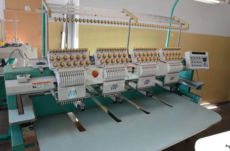 Multihead High Quality Computer Embroidery Machine with Single Sequin Device